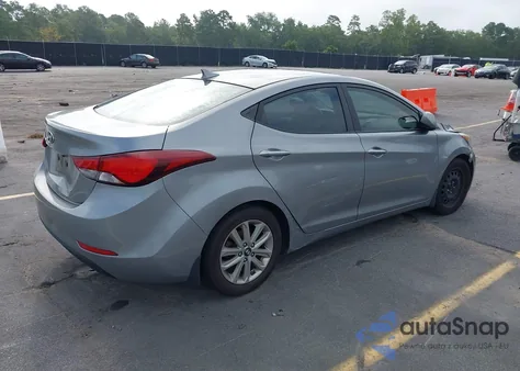 2015 Hyundai Elantra Se from USA, damaged, VIN KMHDH4AE2FU412817